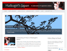 Tablet Screenshot of haikugirl.me